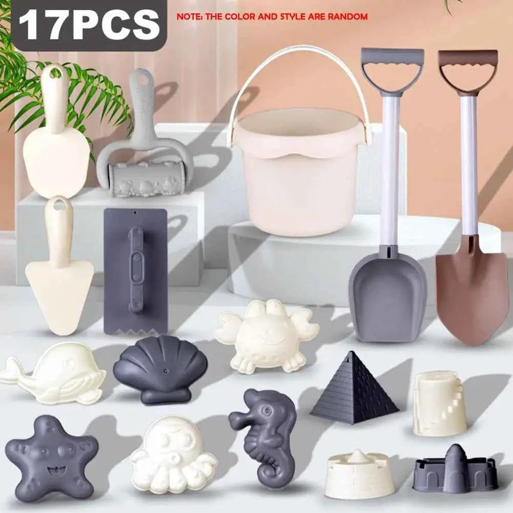 Beach Toys Set Summer Outdoor Games Sand Play Plastic Watering Bottle Shovels Panda Beach Water Game Toy Tools Gift
