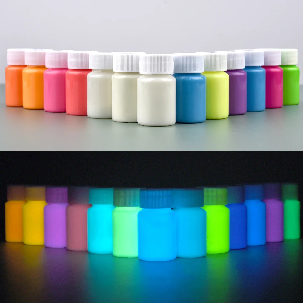 20/30g Fluorescent Pigment Long-Lasting Luminous Paints Auto Glow Glow In Dark Acrylic Paints For Artwork Party Supplies    Home Decor Supply | Online Retail | ShoreShopper.com