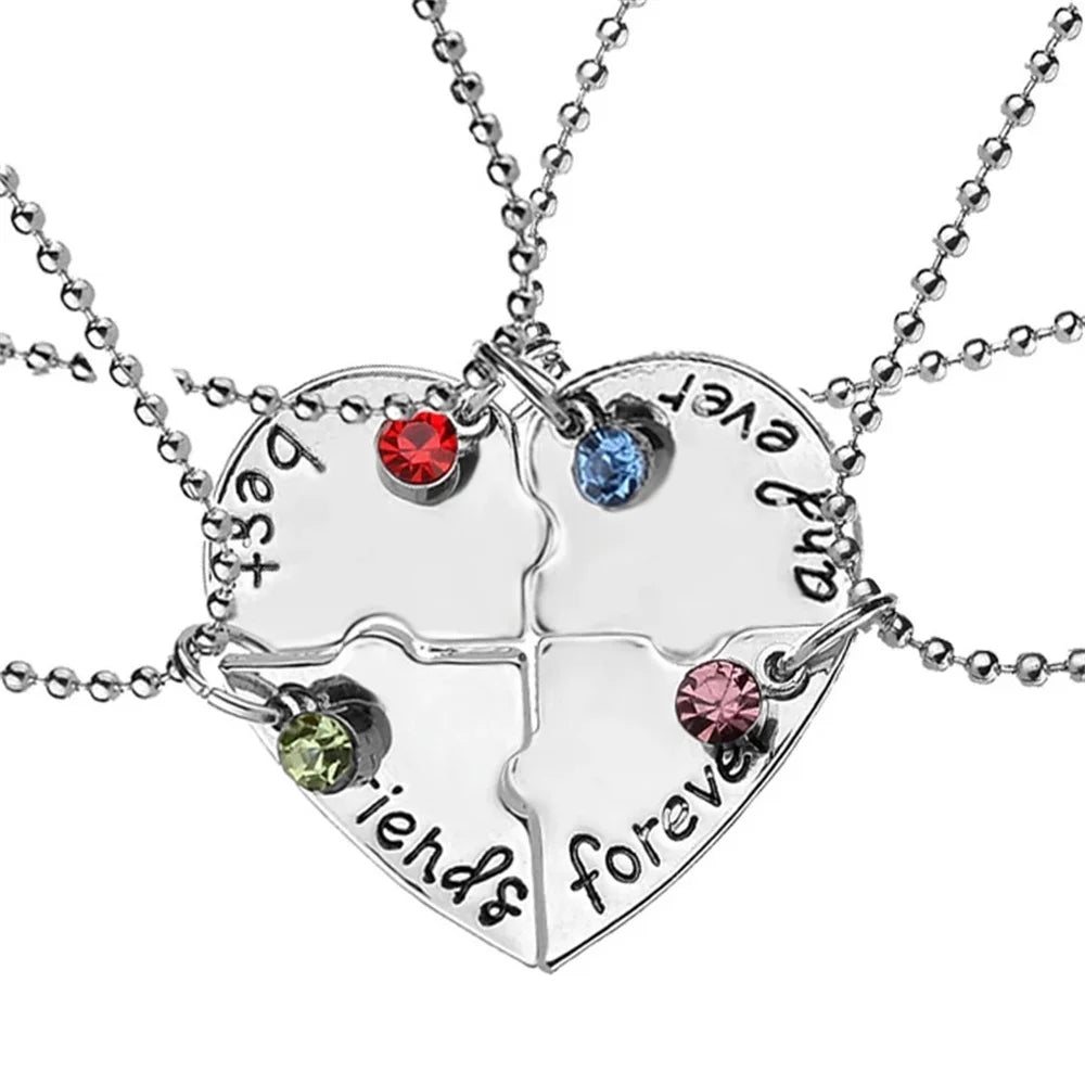 New Best Friends Necklace For Women Girls Broken Heart Puzzle Musical Note Pendant Necklaces BFF Friendship Forever Jewelry Gift    Home Decor Supply | Online Retail | ShoreShopper.com