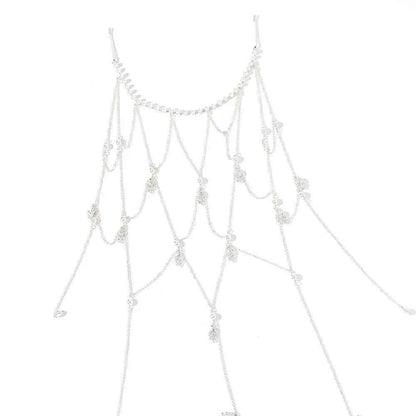 Pearl Headband Women's High-end Sense Elegant Temperament Bride's Wedding Headwear Fashionable Banquet Tassel Headwear