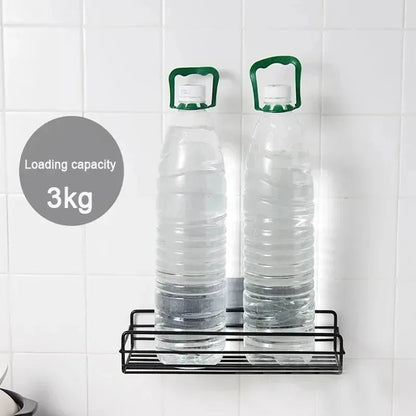 Toilet Storage Rack Bathroom Shelf No-Drill Corner Shelf Shower Wall Mounted Shelf Bracket Bathroom Accessory Organizer Shampoo    Home Decor Supply | Online Retail | ShoreShopper.com
