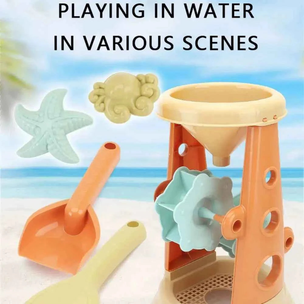 Beach Water Play Shovel Outdoor Beach Toys Set Lightweight Cartoon Beach Sand Play Toys Portable Durable Beach Bucket Toys Kids