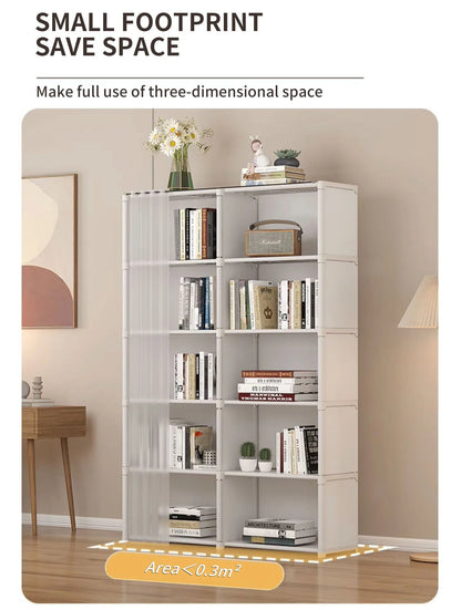 6 Layers Simple Wardrobe Portable Clothes Toys Organizer Dustproof Double Row High Capacity Partition Bookshelf Bedroom Cabinet    Home Decor Supply | Online Retail | ShoreShopper.com