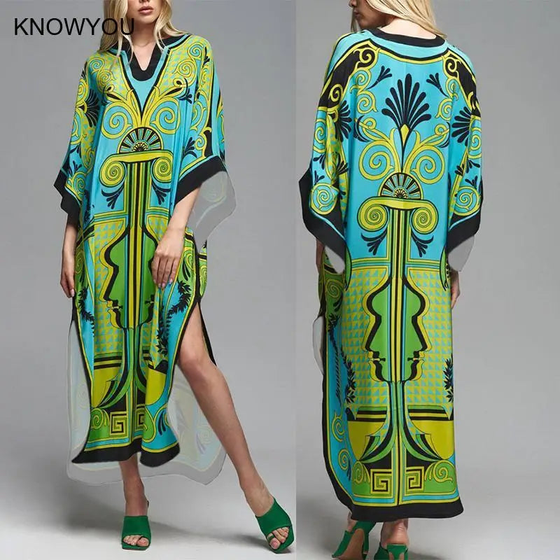 New Beach Cover Up Lady Loose Dress Long Robe Holidays Beachwear Beach Tunic Long Pareos Bikinis Cover Ups Women Beach Outfits    Your Coastal Marketplace | Shoreshopper.com