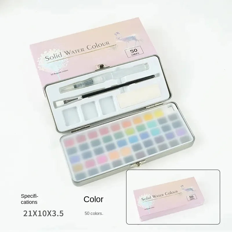 Watercolor Paint with Brushes, Professional Palette,Vibrant Travel Art Kit for Adults and Artists, Watercolor Painting Supplies    Home Decor Supply | Online Retail | ShoreShopper.com
