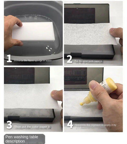 Water-based Paint Set Hand-painting Wet Palette Coloring Tool Pigment Toning Moisturizing Box for  Tools Hobby DIY    Home Decor Supply | Online Retail | ShoreShopper.com