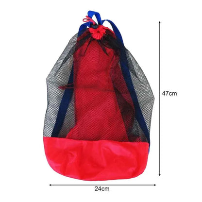 Beach Mesh  Storage Bag Swimming Pool Park Children Kids Sand Play Net Bag