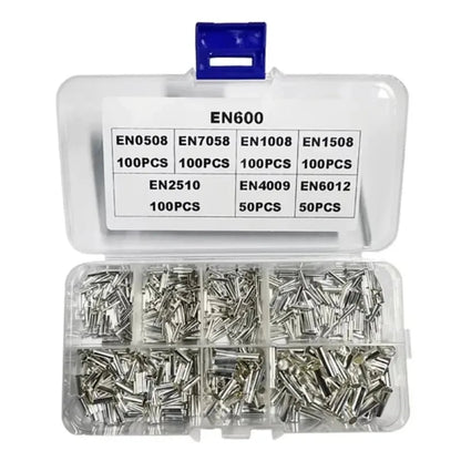 600/700pcs Bare Terminal Tubular Wire End Ferrules Mix Size Uninsulated Cable Sleeves Simple for Wire Connection Pin Crimp    Home Decor Supply | Online Retail | ShoreShopper.com