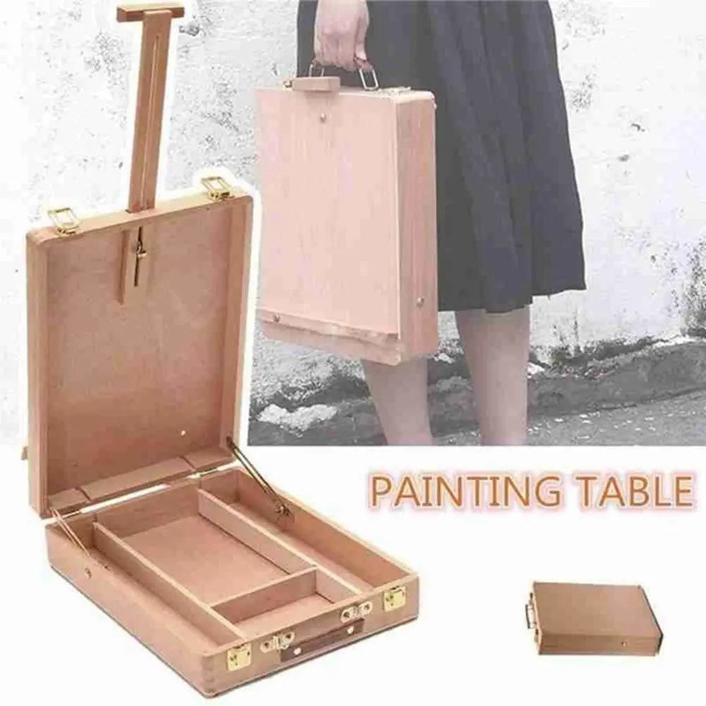 Artist Beech Drawing Supplies Desktop Art Oil Paint Easel Sketch Box Painting Supplies    Home Decor Supply | Online Retail | ShoreShopper.com