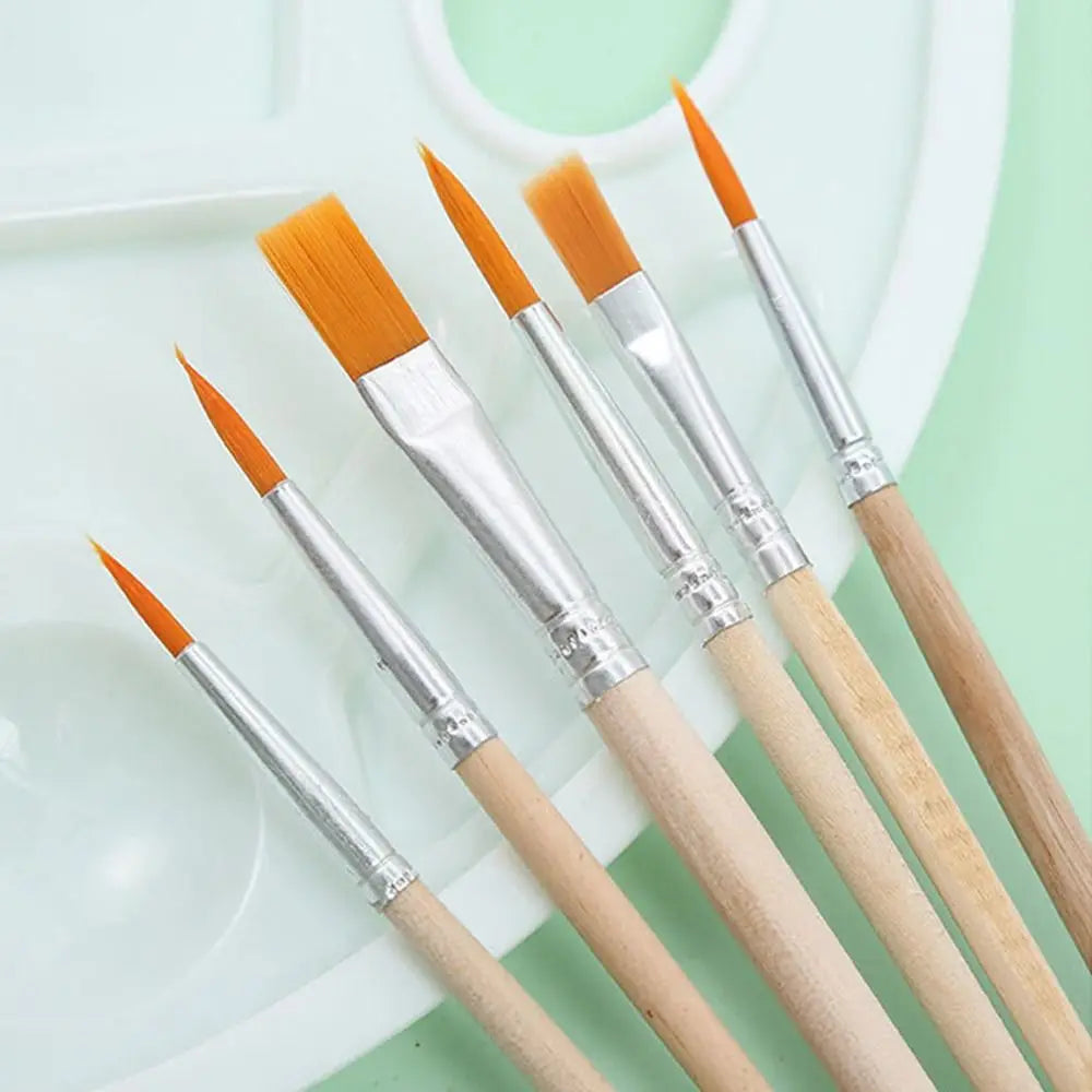 Drawing Artist Gouache Brush Student Art Painting Supplies Oil Painting Palette Art Oval Palette Brush Set Watercolor Tray    Home Decor Supply | Online Retail | ShoreShopper.com