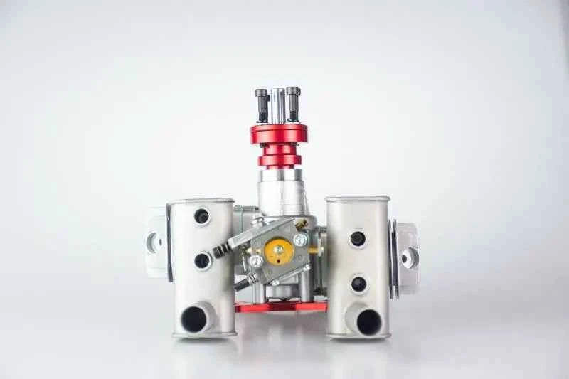 RCGF 40cc Twin Gas Engine with Walbro Carb, for Competition Scale RC Models