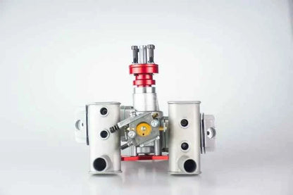 RCGF 40cc Twin Gas Engine with Walbro Carb, for Competition Scale RC Models