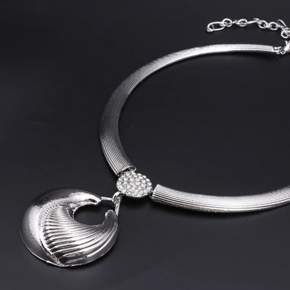 Dubai Jewelry Set For Women Silver Plated Luxury Necklace Earrings Bracelet And Ring Set Jewelry For Wedding Party Trending ﻿    Home Decor Supply | Online Retail | ShoreShopper.com