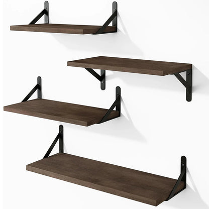 Floating Shelves for Wall,Bookshelves，Wall Mounted Wood Shelf for Living Room, Bathroom, Bedroom, Kitchen, Home Decor    Home Decor Supply | Online Retail | ShoreShopper.com
