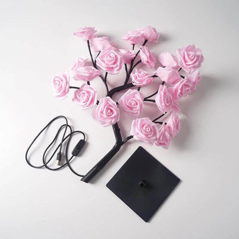 36LED/108LED Table Lamp, Rose Light String, Tree Night Lights, USB Powered Lighting, for Girls Lover Party Camping Summer  Decor    Your Coastal Marketplace | Shoreshopper.com
