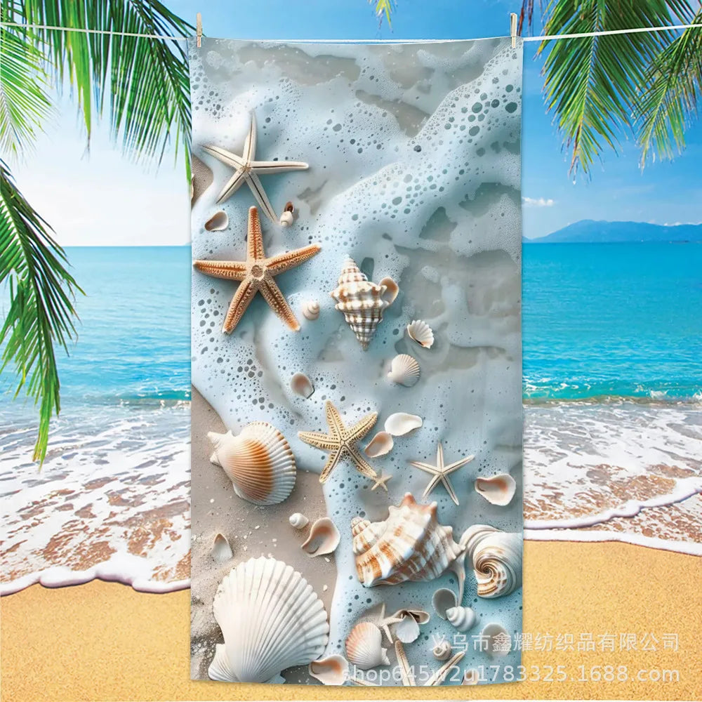 Beach Turtle Animal Printed Beach Towel, Quick Drying Absorbent Beach Towel Outdoor Sports Swimming Beach Towel Face Towel Towel    Your Coastal Marketplace | Shoreshopper.com