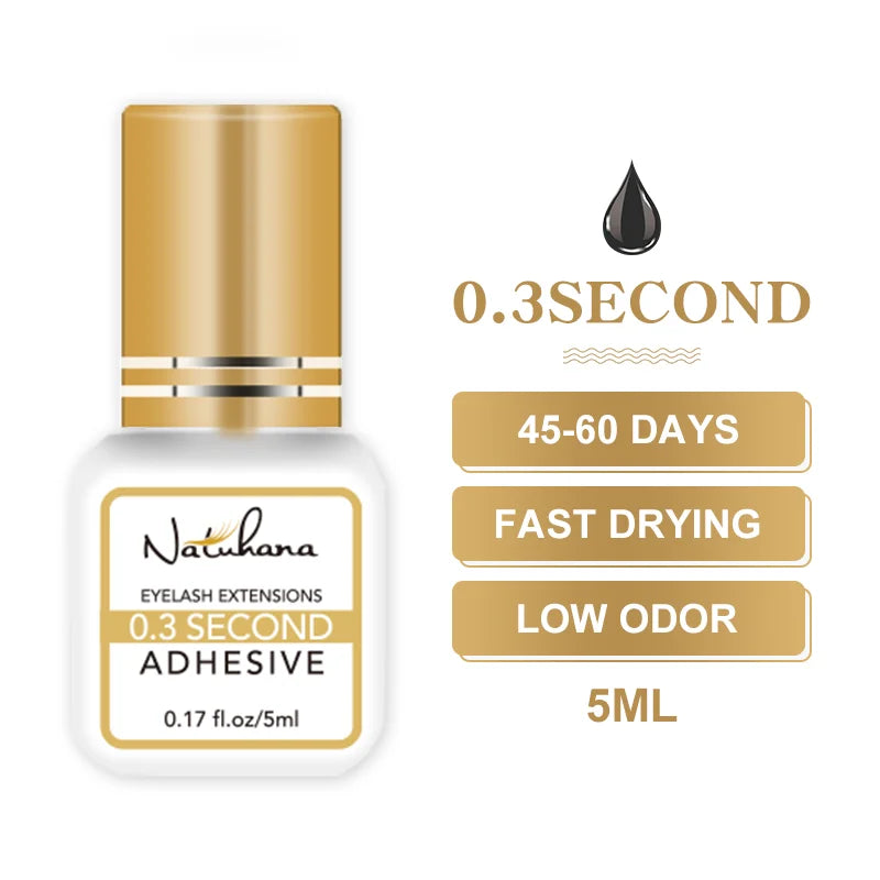 Professional 5ml 0.3S 0.5S 1S 2S 3S Eyelash Glue Fast Drying Strong False Eye Lash Extension Glue Adhesive - ShoreCo.Shop