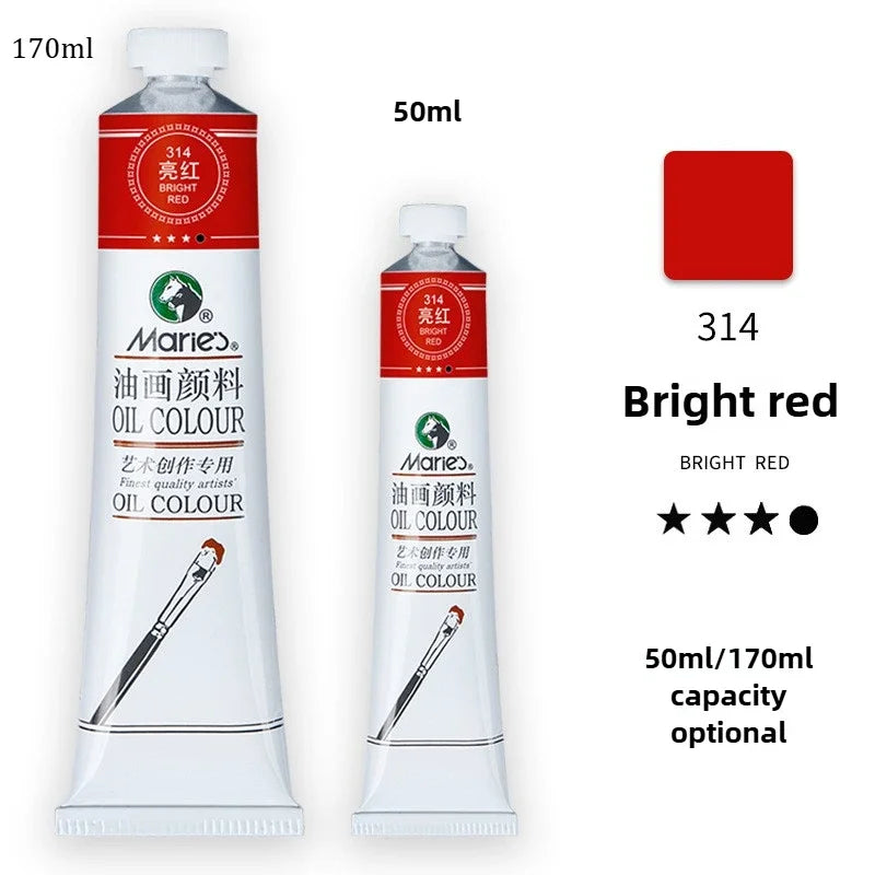 Marie's Oil Paint 170ML Oil Painting Art Creation Pigment Large Oil Paint Paint Single Commonly Used 24 Colors    Home Decor Supply | Online Retail | ShoreShopper.com