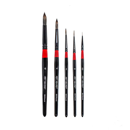 Artsecret Round Drawing Brush Set Professional Synthetic Hair Oil Watercolor Acrylic Paint Brushes Painting Art Supplies 800R    Home Decor Supply | Online Retail | ShoreShopper.com