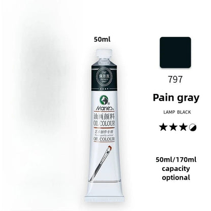 Maries Oil Paint 50ML Oil Painting Art Creation Pigment Large Oil Paint Paint Single Commonly Used 24 Colors    Home Decor Supply | Online Retail | ShoreShopper.com