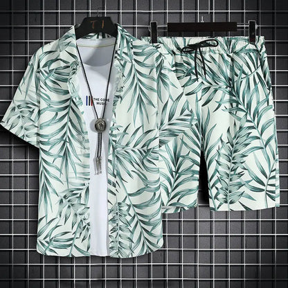 Beach Clothes For Men 2 Piece Set Quick Dry Hawaiian Shirt and Shorts Set Men Fashion Clothing Printing Casual Outfits Summer    Your Coastal Marketplace | Shoreshopper.com