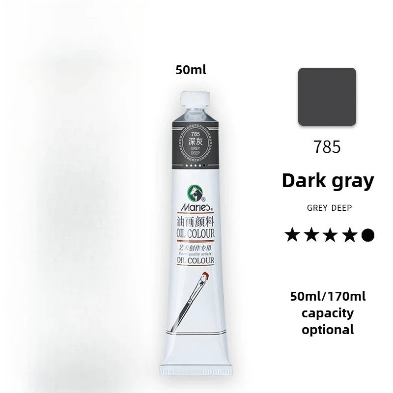 Maries Oil Paint 50ML Oil Painting Art Creation Pigment Large Oil Paint Paint Single Commonly Used 24 Colors    Home Decor Supply | Online Retail | ShoreShopper.com