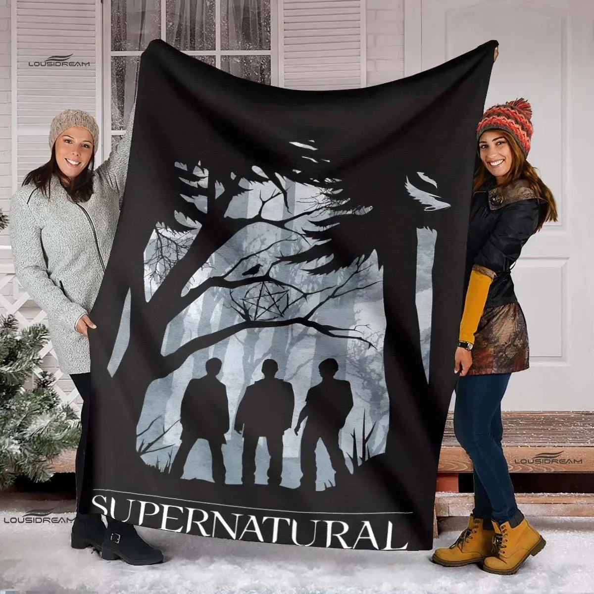 Multi-size Supernatural 3D Printing Four Seasons Blanket Sofa Cover Travel Bed Plush Blanket Lightweight Flannel Blanket    Your Coastal Marketplace | Shoreshopper.com