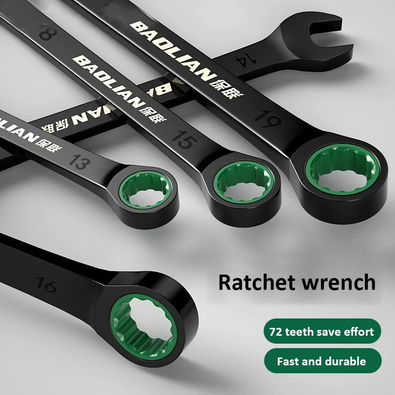 Dual-Purpose Wrench Fast Plum Blossom Ratchet Wrench Industrial Grade 72 Tooth Labor-Saving, Fast and Durable Dual-use Wrench    Home Decor Supply | Online Retail | ShoreShopper.com