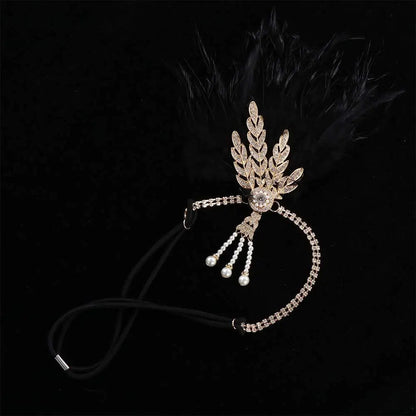 Gatsby Cosplay Dress Headwear Tassels Sequin Masquerade Party Hair Accessories Feather Headwear Korean Style Headband    Your Coastal Marketplace | Shoreshopper.com
