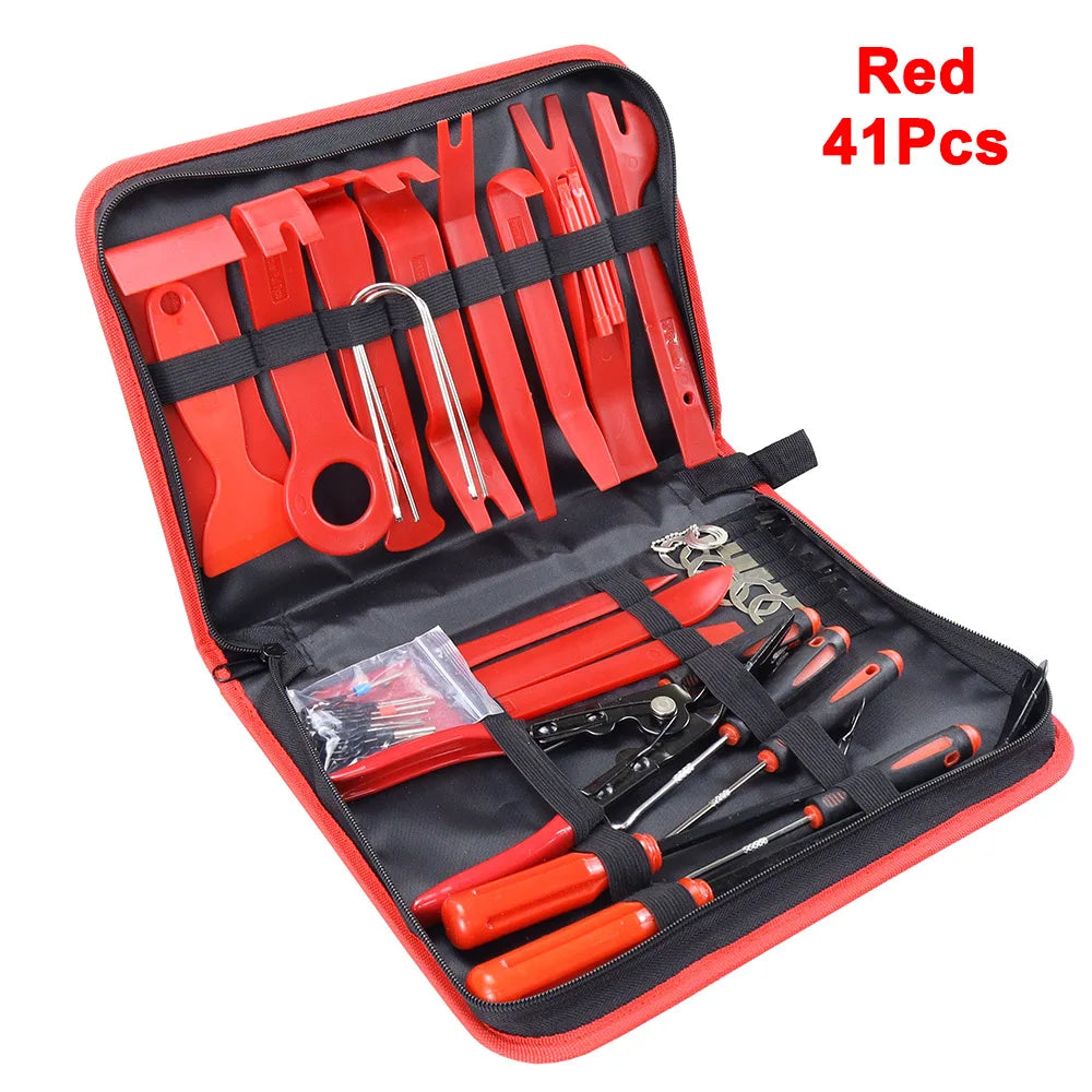 Car Trim Removal Tool Kit for Door/ Pannel/ Audio Dashboard/ Plastic Rivets/ Bumper/ Fastener Clips DIY Car Panel Disassembly    Home Decor Supply | Online Retail | ShoreShopper.com