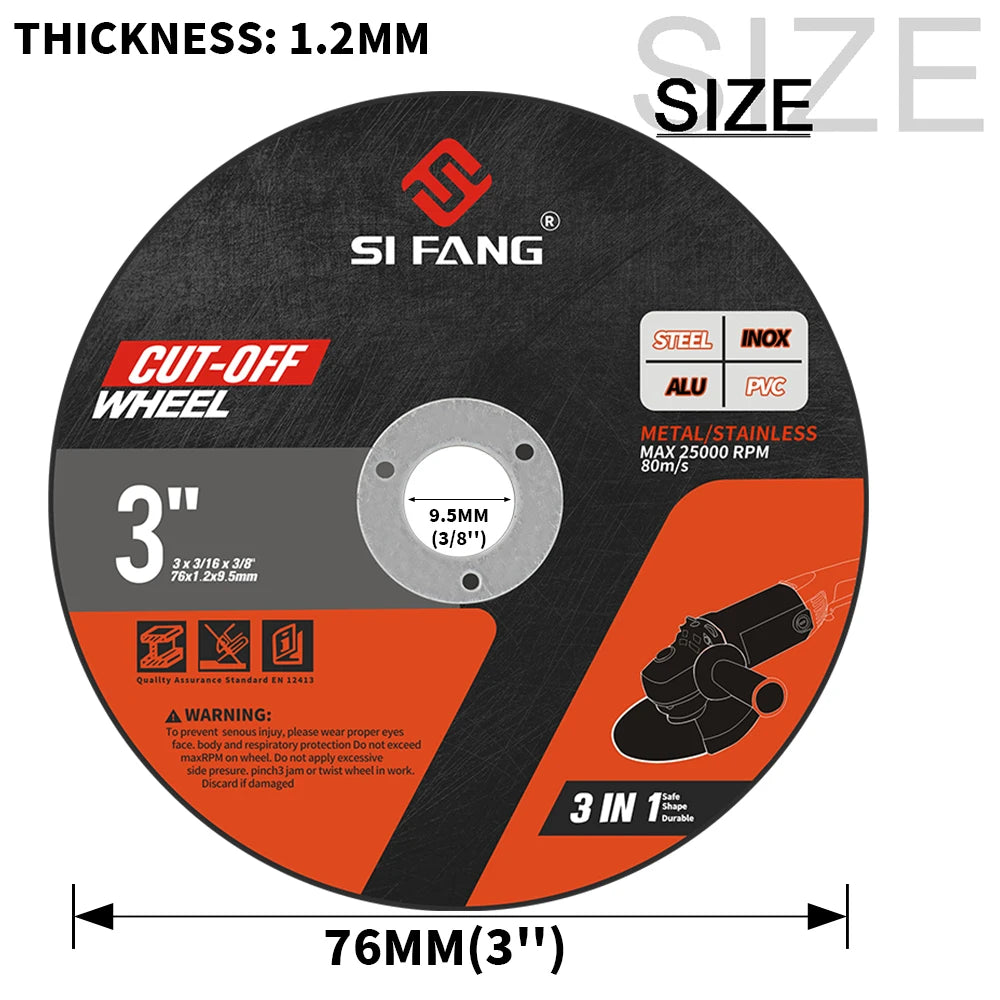 3 Inch Metal Cutting Disc 75x1.2x9.5mm Cut Off Wheels For Die Grinder Metal & Stainless Steel Cutting Mini Saw Blade  3-60pcs    Home Decor Supply | Online Retail | ShoreShopper.com