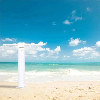 Beach Umbrella Stand And Holder with Spiral Ground Anchor Plug Outdoor Travel Accessory with Hook Inserts for Beach Equipment