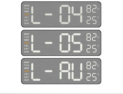 Mirror Brushed Finish Wall Clock Premium Modern Home Wall Clock    Home Decor Supply | Online Retail | ShoreShopper.com