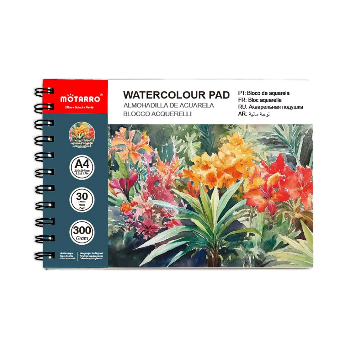 A4 30 Pages Paper Watercolor Book Hand-painted painting Book Fine Lines Water-Solube Color Art Supplies    Home Decor Supply | Online Retail | ShoreShopper.com