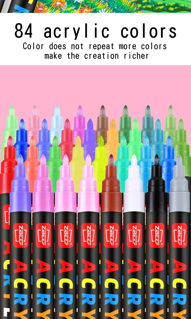 36-240 Acrylic Paint Markers, Waterproof & High Saturation for Wood,Metal,Plastic,Fabric,Glass,Ceramic Painting DIY Art Supplies    Home Decor Supply | Online Retail | ShoreShopper.com