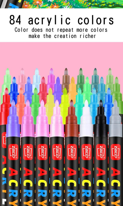 36-240 Acrylic Paint Markers, Waterproof & High Saturation for Wood,Metal,Plastic,Fabric,Glass,Ceramic Painting DIY Art Supplies    Home Decor Supply | Online Retail | ShoreShopper.com