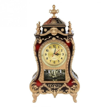 Desk Alarm Clock Vintage Clock Classical Royalty Sitting Room Desk Imperial Furnishing Creative Sit Pendulum Clock    Home Decor Supply | Online Retail | ShoreShopper.com