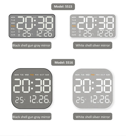 Mirror Brushed Finish Wall Clock Premium Modern Home Wall Clock    Home Decor Supply | Online Retail | ShoreShopper.com