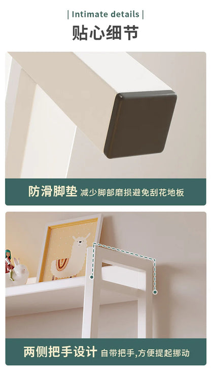 Household Multi-layer Wrought Iron Shelves Ins Wind Simple Floor Storage Display Cabinet Trapezoidal Shelf Bookshelf    Home Decor Supply | Online Retail | ShoreShopper.com