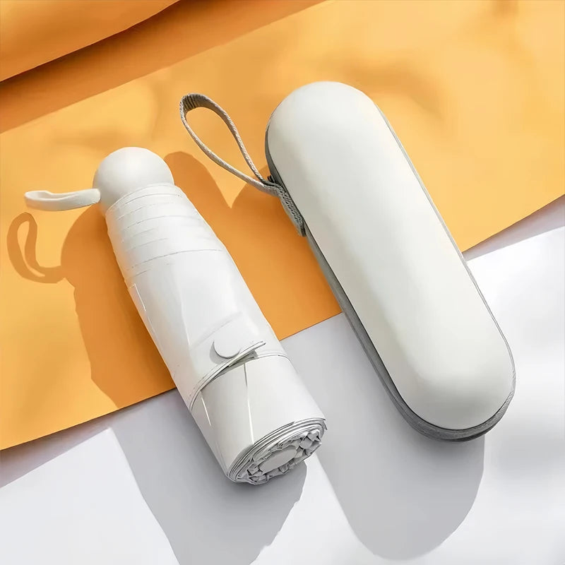 Ultralight Mini Capsule Sun Umbrella, And Compact Portable UV Protection Umbrella, Foldable Design Five-fold Sunshade    Your Coastal Marketplace | Shoreshopper.com
