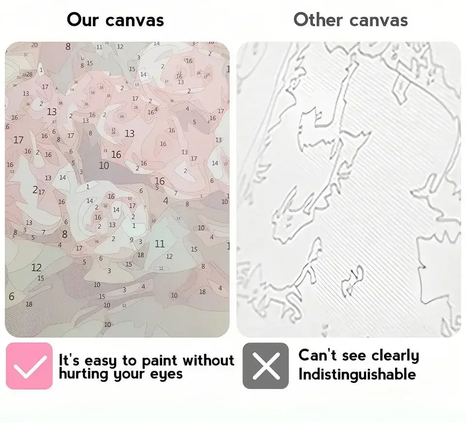 Paint By Number Woman Drawing on Canvas HandPainted Art Gift DIY Pictures By Number Flower Girl Kits Home Decoration    Home Decor Supply | Online Retail | ShoreShopper.com