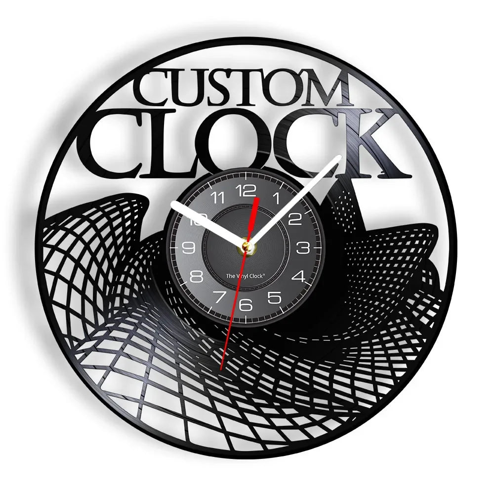 The Kitchen The Heart Of The Home Inspired Vinyl Record Clock Modern Design Vinyl Wall Watch Kitchen Decor Noiseless Timepieces    Home Decor Supply | Online Retail | ShoreShopper.com