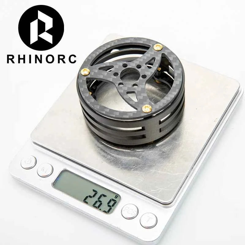 RhinoRC 2.2 inch Narrow Carbon Fiber Aluminum Pro LightWeight RC Car Crawler Wheel Pro Shafty MOA