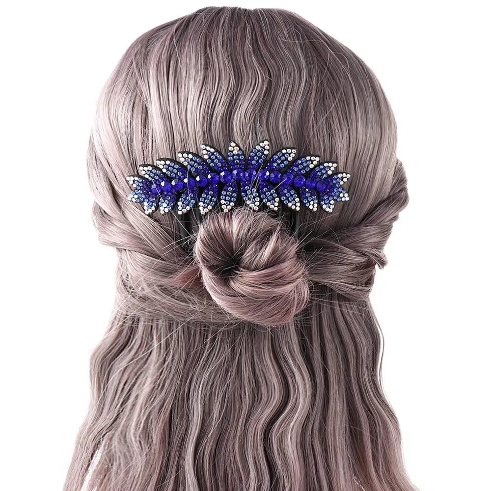 Headwear Elegant For Girls Ponytail Holder Flower Leaves Women Hair Comb Hair Claws Korean Barrettes Hair Clips    Your Coastal Marketplace | Shoreshopper.com