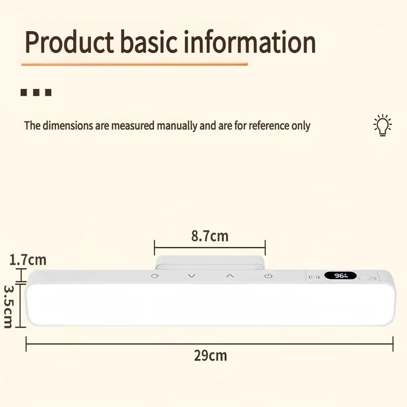 Touch Table Lamp Magnetic Desk Lamp Bulit-in Rechargeable Battery for Reading Cabinet Mirror Bedside Rechargeable Night Lights    Home Decor Supply | Online Retail | ShoreShopper.com