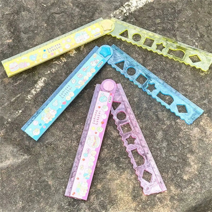 School Supplies  Gift 30CM Cute DIY Animal Drawing Rulers Drawing Tools Straightedge Folding Ruler    Home Decor Supply | Online Retail | ShoreShopper.com