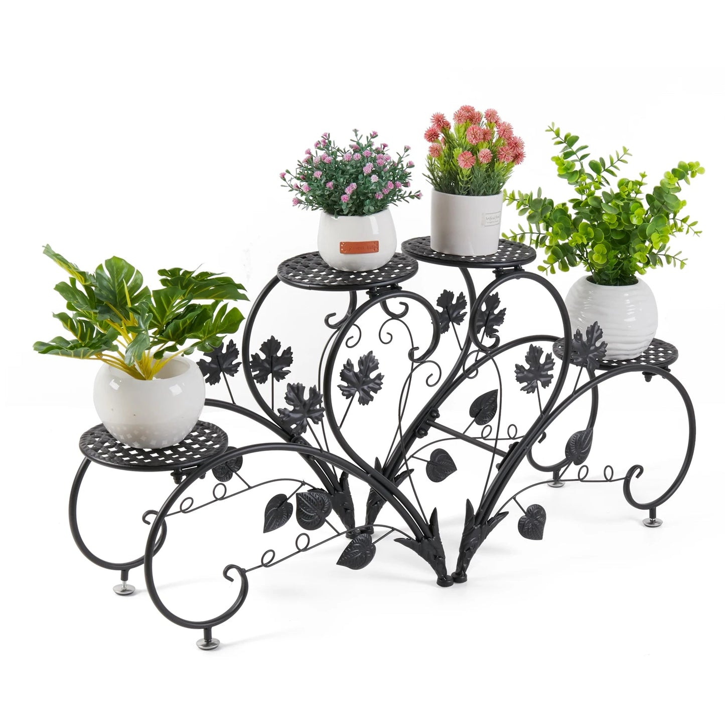 2 PCS Metal Plant Stand Heart-shape Flower Pot Display Holder Garden Support    Home Decor Supply | Online Retail | ShoreShopper.com