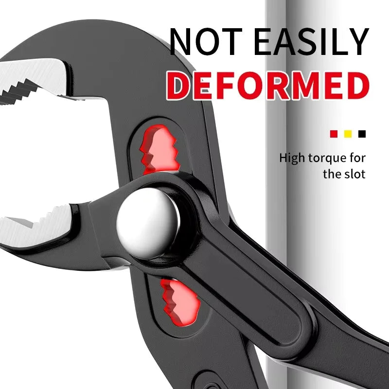 Water Pump Pliers Quick-Release Plumbing Pliers Pipe Wrench Adjustable Water Pipe Clamp Pliers Household Hand Tools Multi-functi    Home Decor Supply | Online Retail | ShoreShopper.com