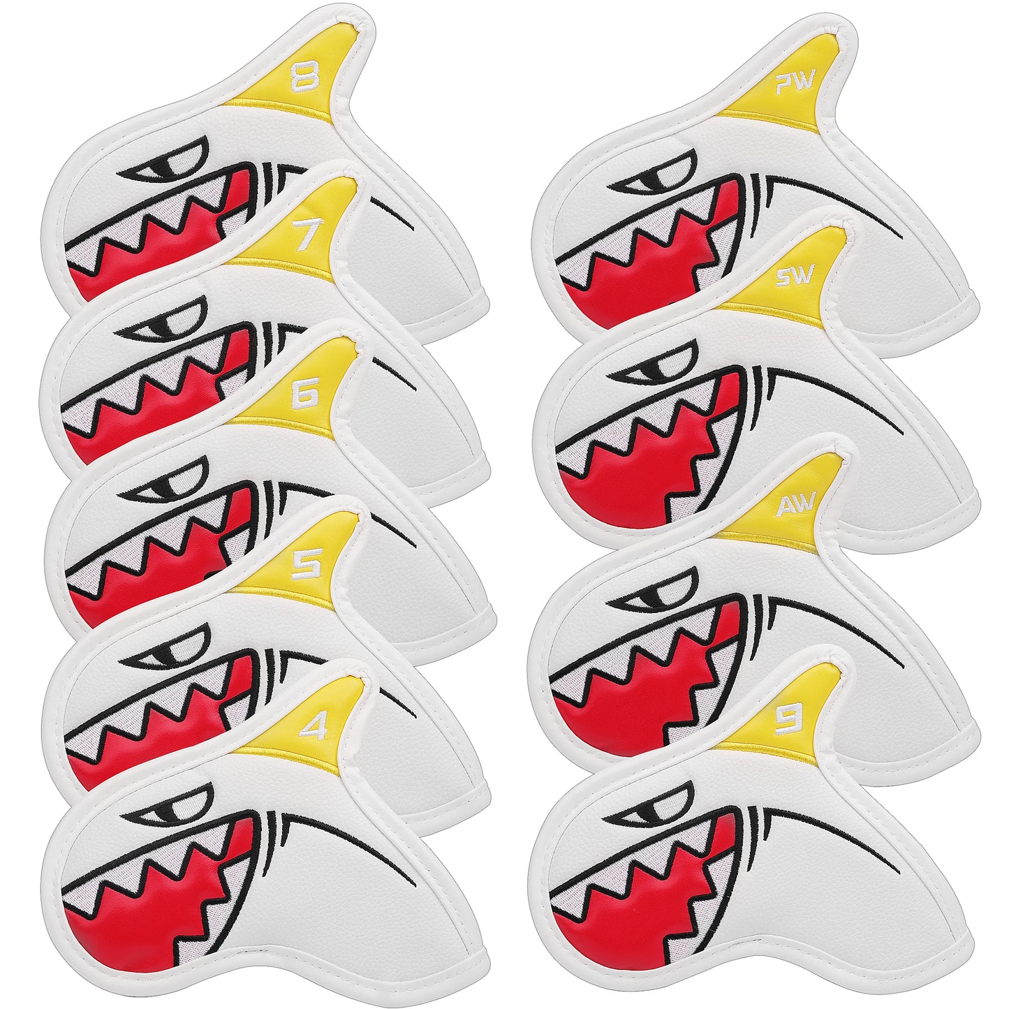 New 9pcs / Set Cool Golf Irons Headcovers  #4-9PAS Golf Iron Set Head Covers  for Man Women - ShoreCo.Shop