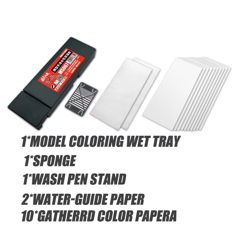 Water-based Paint Set Hand-painting Wet Palette Coloring Tool Pigment Toning Moisturizing Box for  Tools Hobby DIY    Home Decor Supply | Online Retail | ShoreShopper.com